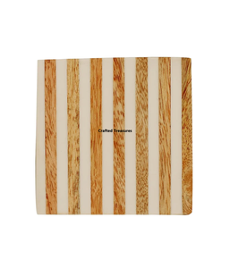 Dessous de verre à thé au design attrayant Tapis et tampons en bois et résine avec support à l'aspect unique Ensembles de dessous de verre à vin pour thé et café Petit-déjeuner utilisé - Product Image 6