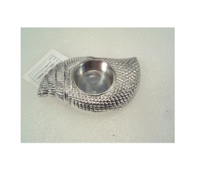 Silver Metal <b>Snowflake</b> Tea <b>Light</b> Candle Holder in Polish Finished for Home Office Hotel Restaurant Table Top Decorative Item - Product Image 5