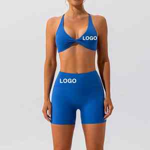 Deportes Gimnasio Fitness Yoga Wear Conjunto de 3 piezas Mujeres Activo Sólido Cintura alta Spandex/Nylon Ligero Secado rápido Transpirable Entrenamiento - Product Image 6