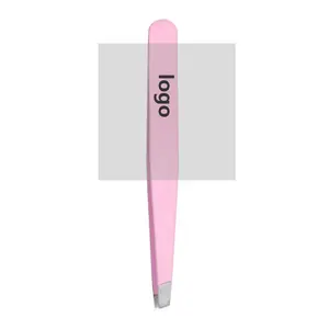 Outil de maquillage de cils segmentés en grappe avec applicateur d'extension de cils avec logo personnalisé pince à épiler en acier doré - Product Image 1