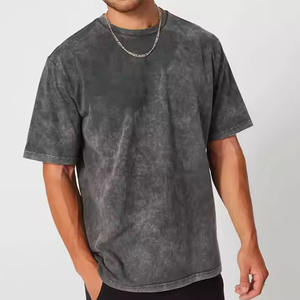 เสื้อยืดผู้ชายผ้าฝ้าย100% 200 GSM เสื้อครอปพอดีตัวสำหรับผู้ชายเสื้อยืดฮิปฮอปทันสมัยสำหรับฤดูใบไม้ผลิฤดูร้อน - Product Image 1