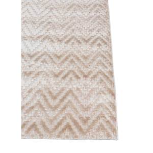 Tapices de Viscosa Tejidos a Mano en Color Marfil, Modelo HPV-13028, Alfombras Elegantes para Decoración del Hogar - Product Image 4