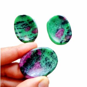 Piedra de Zoisita Rubí de Alta Calidad, Piedra de Zoisita Rubí para el Pulgar, para Terapia de Energía Curativa, Compre en Elegant Agate - Product Image 4