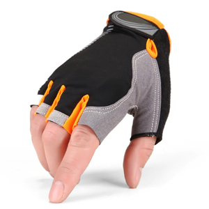 Gants de sport demi-doigts pour hommes et femmes Gants d'entraînement en PVC antidérapants pour l'entraînement Protection UV imperméable pour le fitness en plein air - Product Image 3