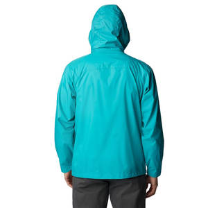 Chaqueta impermeable de carcasa dura para exteriores para hombre, con estampado de cremallera, avanzada, a prueba de viento, senderismo, montañismo, protección en capas - Product Image 3
