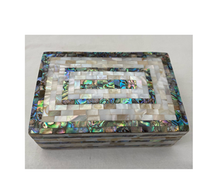 Elegante Caja de Nácar, Artesanía Elegante, Regalos de Acción de Gracias y Obsequios, Cajas de Joyería de Nácar - Product Image 1