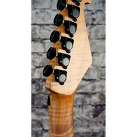 Guitare électrique SBS SS260 de haute qualité, corps en aulne massif, manche en érable flammé poli, frettes jumbo en acier inoxydable, micros H-H