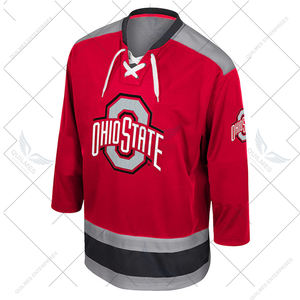 OEM Venta al por mayor de alta demanda Ohio State Buckeyes Personalización Máquina atlética Moda Hockey Jersey Transpirable con logotipo frontal - Product Image 2
