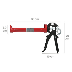 Pistola in Silicone Rossa/Nera - Product Image 2