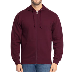 2025 sudaderas con cremallera completa personalizadas para hombres 500 Gsm algodón doble capa pesado diseñador patrón bordado técnica invierno - Product Image 1