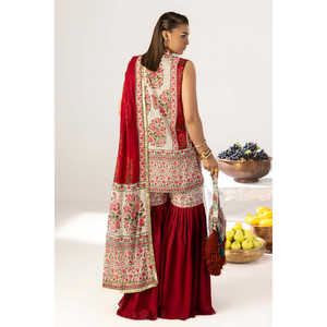 Conjunto de traje de 3 piezas estampado para mujer con dupatta CL-62179 - Product Image 1