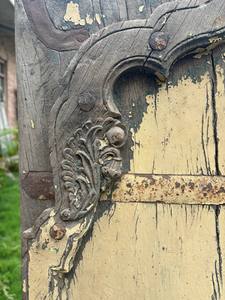 Panneaux de porte antiques en bois massif sculptés à la main pour Villa de luxe Restaurant avant salon salle à manger meubles de maison chambre cuisine - Product Image 5