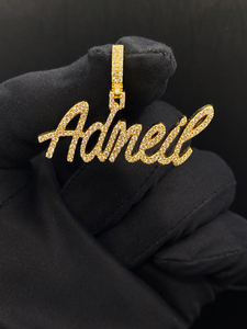 Colgante Hip Hop Personalizado de Acero Inoxidable con Diamantes de Imitación, Marca Ice Legacy, con Acabado Plateado, Unisex para Hombre - Product Image 2