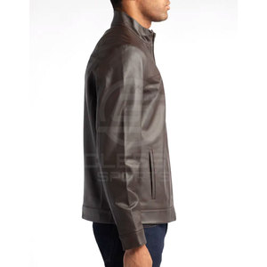 Chaqueta Exterior de Cuero para Hombre, Estilo Casual Elegante, con Material Premium, Ajuste Cómodo y Construcción Duradera para Uso Diario - Product Image 2