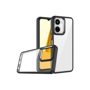 Coque de téléphone en silicone premium Netzy pour Vivo Y16/Y19/Realme A34 SAFA, motif floral, protection arrière, matériau TPU souple - Product Image 1