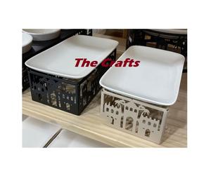 Soporte para servir pasteles de color negro y dorado de metal Soporte para pasteles de tamaño y forma personalizados para uso en fiestas y eventos - Product Image 2