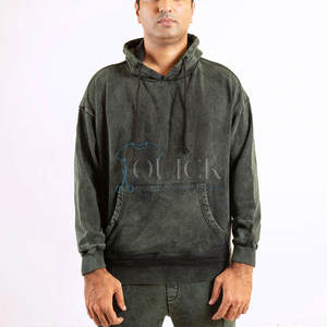 Chándal de invierno transpirable con lavado ácido de gran calidad para correr, ropa informal con logotipo personalizado, 100% algodón al mejor precio - Product Image 2