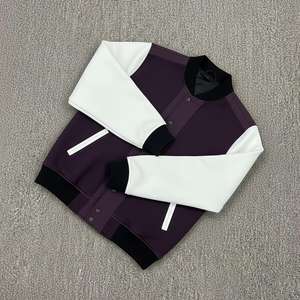 Chaquetas Varsity de Invierno para Hombre, Color Sólido, Al Por Mayor 2025, Lona Impermeable, Transpirable, MOQ Bajo, Mejor Calidad, Diseño Personalizado Duradero - Product Image 4