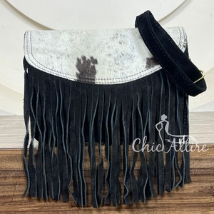 กระเป๋าถือหนังกลับหนังนิ่มสำหรับผู้หญิง, กระเป๋าหนังมีสไตล์ที่มีเอกลักษณ์และมีคุณภาพสูง - Product Image 1