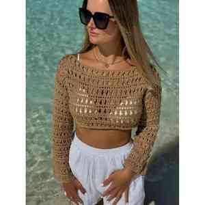 Nouveau Look Avec Prix Raisonnable Blouses Tops Tendance Top Crochet Avec Qualité Supérieure - Product Image 3