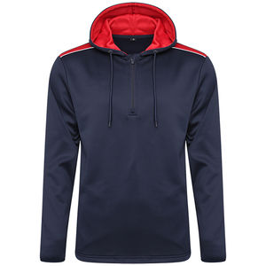 Possédez votre conception hommes vêtements quart fermeture éclair sweats à capuche haute qualité tenue décontracté quart fermeture éclair hommes sweats à capuche - Product Image 4