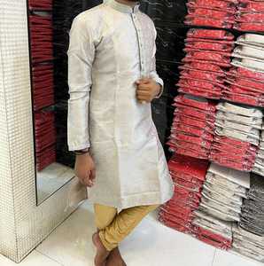 Pyjama Kurta traditionnel indien pour hommes, taille personnalisée, vêtements indiens, vente en gros - Product Image 4