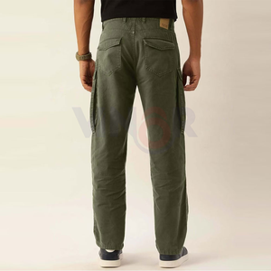 Ropa informal Pantalón cargo de moda única Color personalizado Aspecto diferente Pantalón cargo Tamaño completo Pantalón cargo teñido liso Servicio OEM - Product Image 5