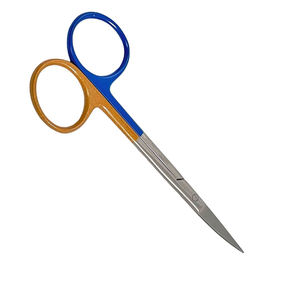 Design personnalisé Ciseaux chirurgicaux à iris à lame incurvée Métal au fini terne Ciseaux à iris chirurgicaux en acier inoxydable - Product Image 3
