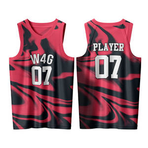 Private Label Adult Basketball Uniforms 100% Polyester Breathable Printed <b>Plus</b> <b>Size</b> Front Logo Team Sportswear OEM/ODM Supplier - Product Image 5