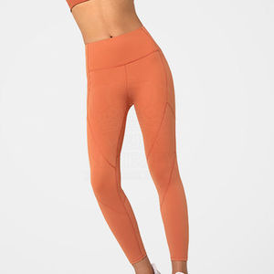 Leggings Casuales de Yoga para Mujer, Algodón/Fibra de Bambú, Transpirables, Antibacterianos, Antiarrugas, Elásticos, Cintura Media, Alta Calidad, Gran Venta - Product Image 6