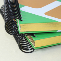 Carnet de notes A5 ligné à spirale, couverture rigide, 100 feuilles, impression personnalisée 2024, coffret cadeau