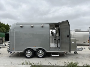 Tout nouveau chariot de remorque de nourriture personnalisé pour Pizza Burger crème glacée café Hotdog Snack Application alimentaire - Product Image 3