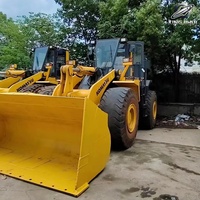 Chargeuse sur pneus Komatsu WA470 de 24 tonnes, grande chargeuse frontale lourde, moteur SAA6D125E5, chargeuse sur pneus japonaise d'occasion pour travaux de construction et carrière