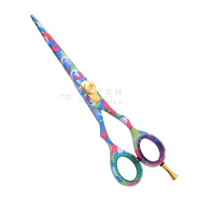 Tijeras de peluquero de moda de alta calidad con anillo de dedo extraíble mango de acero inoxidable herramienta de belleza de peluquería - Product Image 3