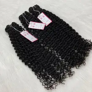 best vietnamese virgin human hair bundle deep wave human hair bundles 6-28 inch deep wave bundles virgin hair stock