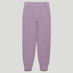 Vendeur Old School Taille élastique Logo surdimensionné personnalisé empilé violet poids lourd survêtement femme pantalon de survêtement fermé respirant - Product Image 4