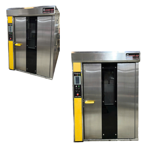 New Design Oven for <b>Baking</b> Bread 32 Trays With Trolley 1600X2300X2500 Rotary Oven Bakery <b>Equipment</b> Kien an Vietnam Supplier - Product Image 1
