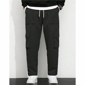 KATBROS INDUSTRY 2024 Pantalons décontractés tendance High Street pour hommes, pantalons larges surdimensionnés, style hip-hop, écologiques, 100% coton - Product Image 5