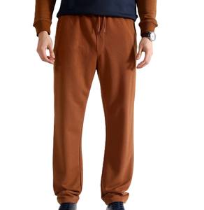 Men's Casual High Waist Cotton <b>Fleece</b> Sweatpants New Hot Jogging <b>Trouser</b> with Drawstring for Everyday Use Relaxed Fit - Product Image 2