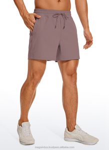 Pantalones Cortos Deportivos para Hombre, 100% Algodón, Ligeros, de Secado Rápido, Transpirables, Impermeables, para Gimnasio, Fitness, Running, con Bolsillos - Product Image 6