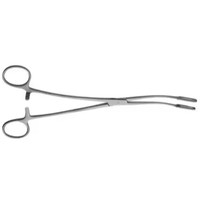 Gross-Maier 20 cm pince à pansement incurvée avec cliquet manuel en acier inoxydable agrafeuse de peau pince en métal base d'instrument chirurgical