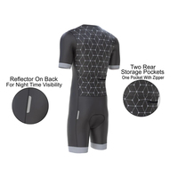 Maillot de cyclisme professionnel de haute qualité, combinaison de triathlon pour homme avec short de cyclisme rembourré, combinaison de cyclisme pour vélo de route