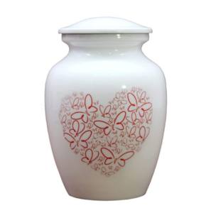 Marbre bleu avec empreintes de pattes rondes Urnes de crémation pour animaux de compagnie Urnes pour animaux de compagnie en métal en aluminium Cendres humaines Urnes pour animaux de compagnie à bas prix - Product Image 2