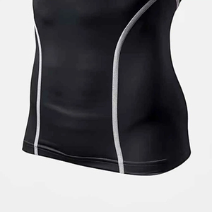 Ensemble Rash Guard Unisexe Premium Compression T-shirt et Pantalon Extensible 4 Directions Respirant Séchage Rapide Protection UV pour MMA Gym Surf Fitness - Product Image 5