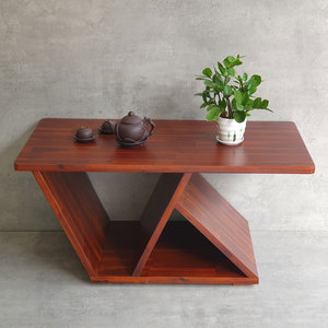Table basse rectangulaire moderne 100x50x45cm en bois de Melaleuca de 25mm d'épaisseur, durable, non pliable, pour salon, ensemble de meubles TT68227 - Product Image 4
