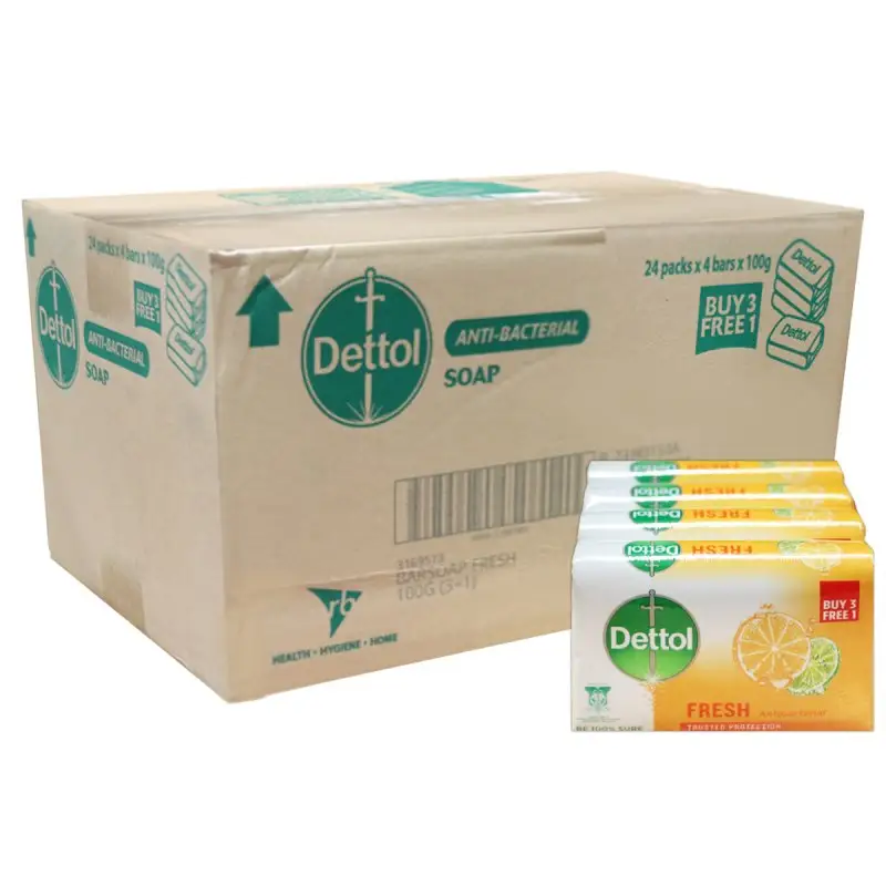 Dettol Anti Bac Frsh Zeep 24X(3 + 1) X 100G