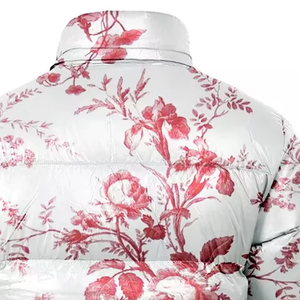 Veste d'hiver personnalisée, respirante, faite à la main, logo personnalisé, dernier design, veste matelassée imprimée tendance - Product Image 4