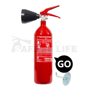 Extintor de Incendios de <span class=keywords><strong>CO2</strong></span> con Certificación BSI o TUV CE, Tamaños Portátiles de 2 kg, 3 kg, 5 kg, 7 kg y 9 kg, Clase C y E - Product Image 5