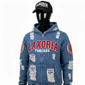 Conjunto de Sudadera con Capucha y Pantalones Deportivos Personalizados, Chándal Informal Unisex de 2 Piezas, Pantalones Deportivos con Cierre y Lavado Ácido - Product Image 5