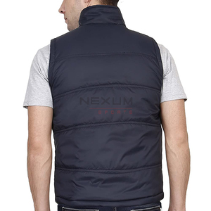 Gilet matelassé décontracté de haute qualité, hiver, logo personnalisé, imperméable, séchage rapide, respirant, grandes tailles, service OEM - Product Image 6